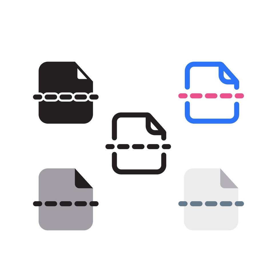 Break File Pack vector