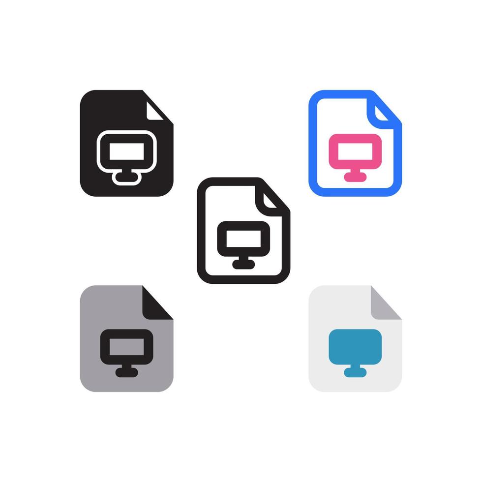 Computer File Pack vector