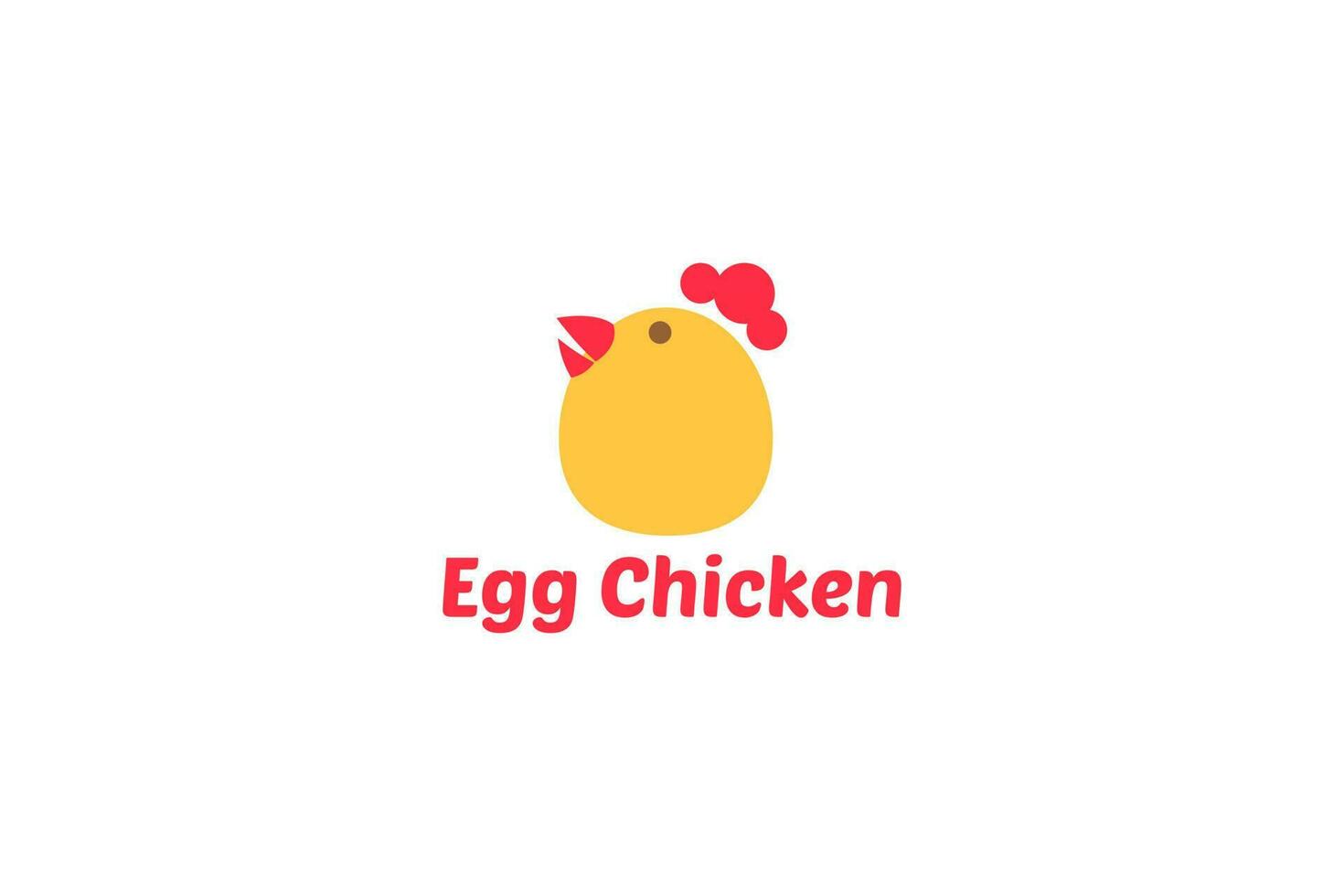 plantilla de diseño de logotipo moderno de pollo vector