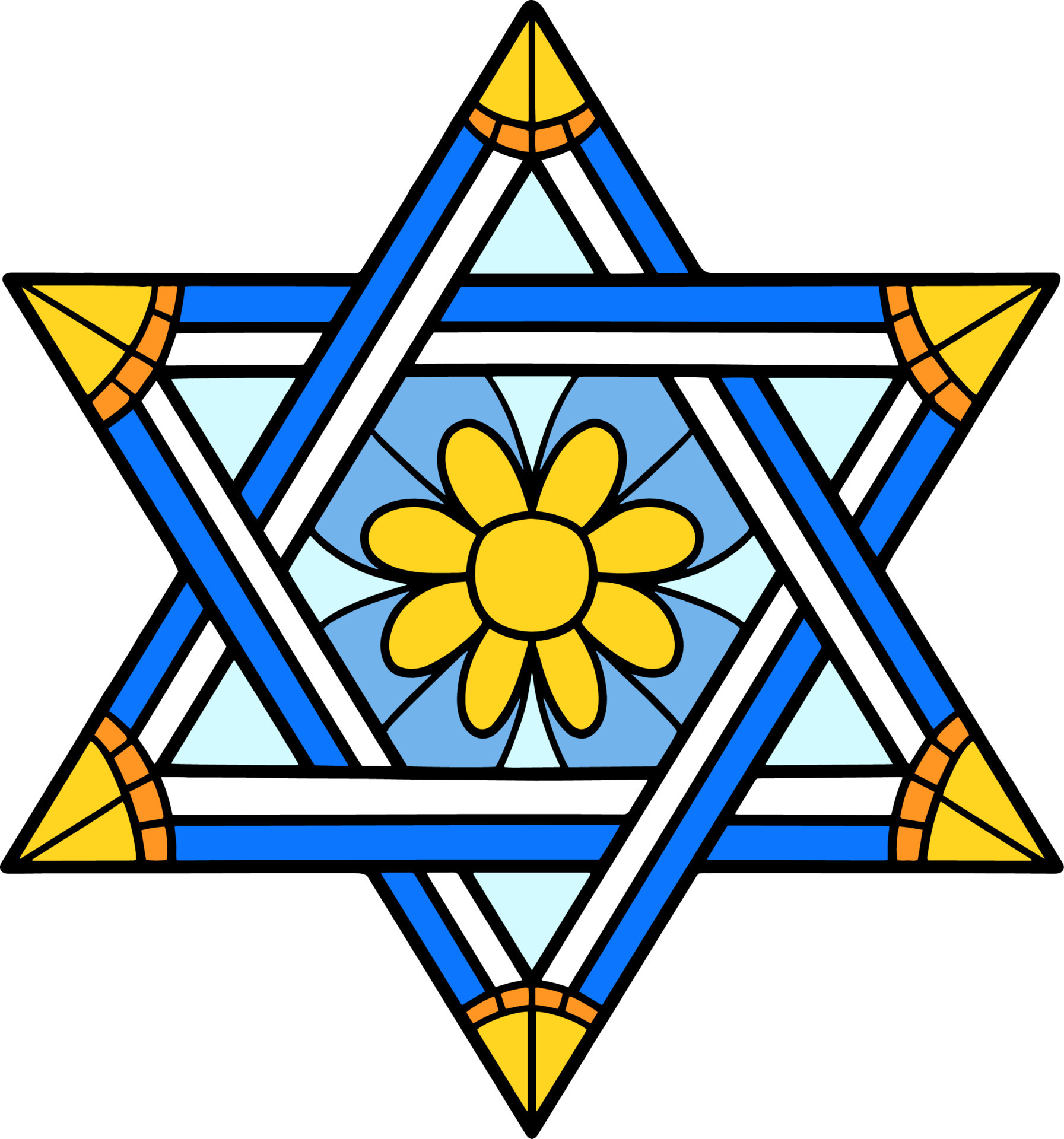 star of david clipart