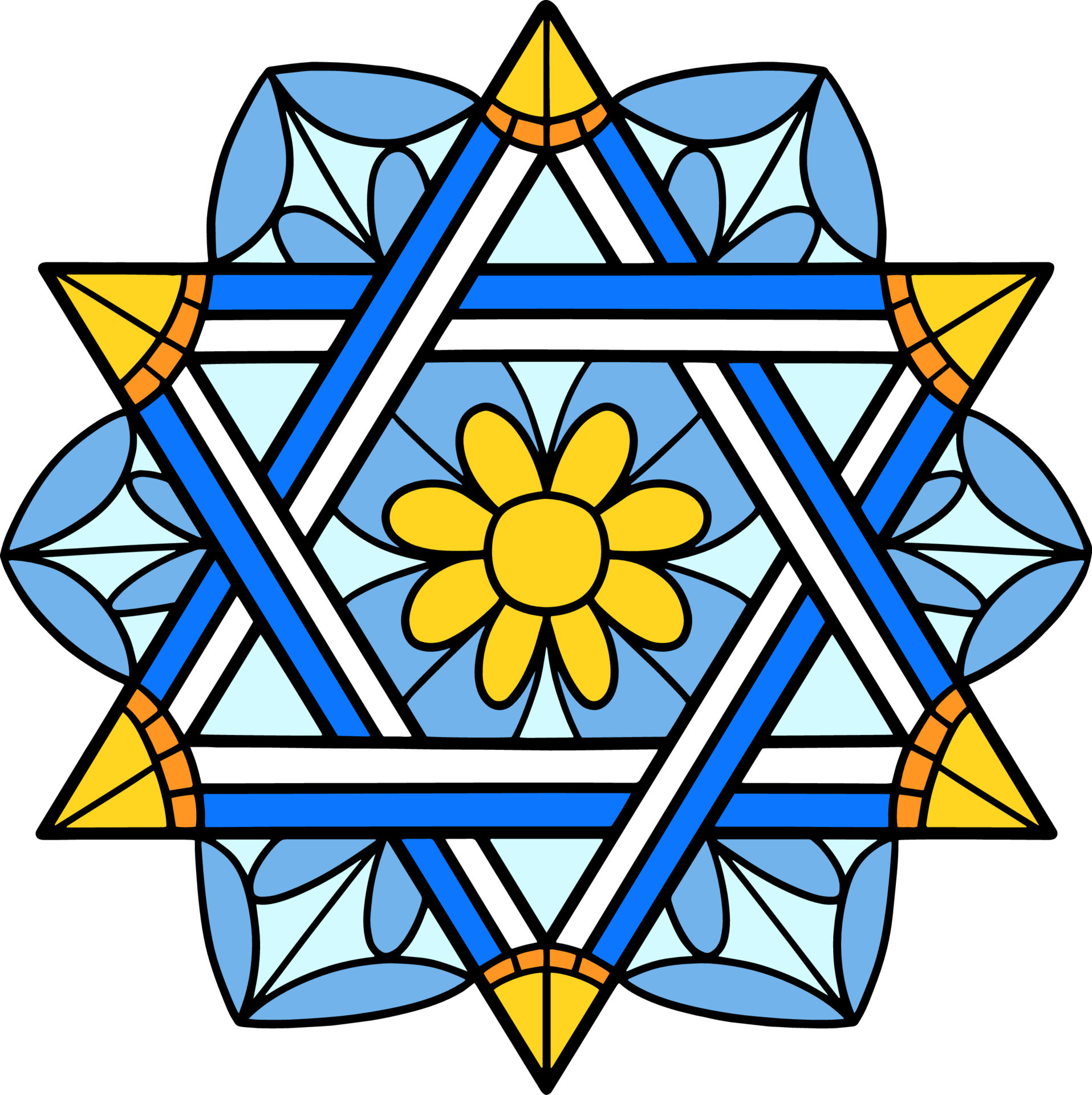 star of david clipart