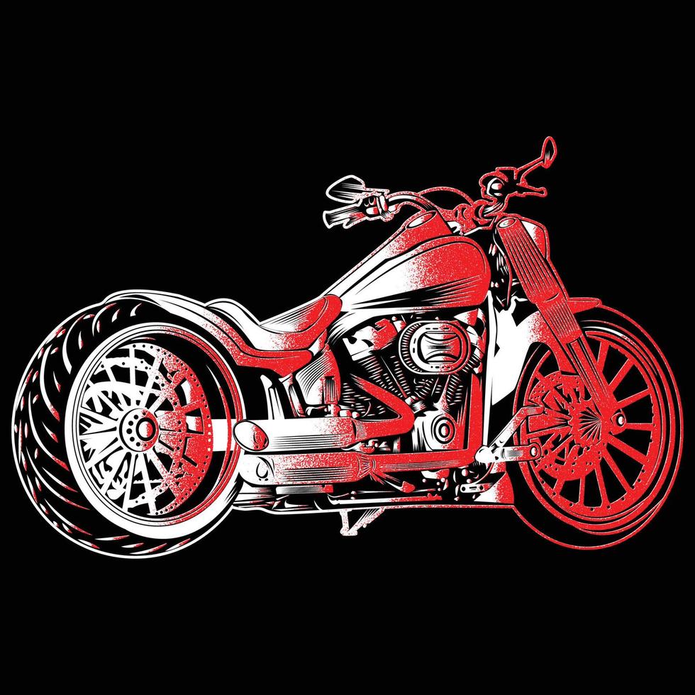 Motorcycle vector and design