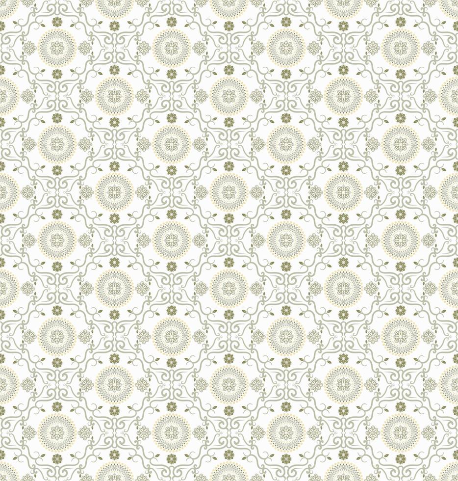 Hand drawn vintage pattern background vector