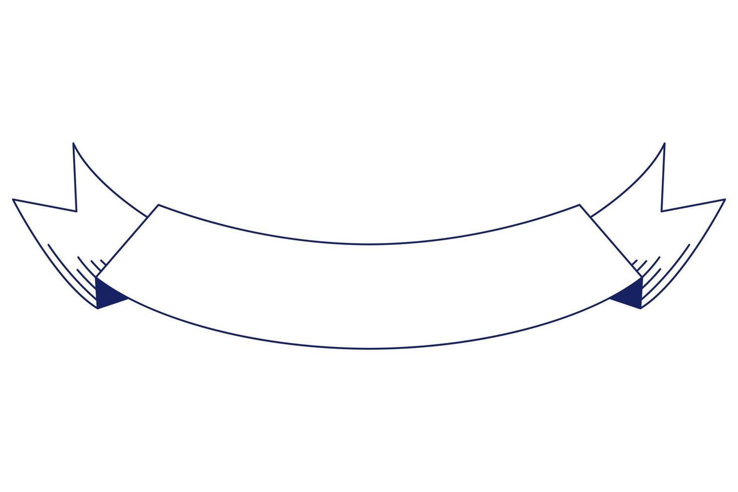 Holiday ribbon,Vector flat line Illustration. 12626719 Vector Art at