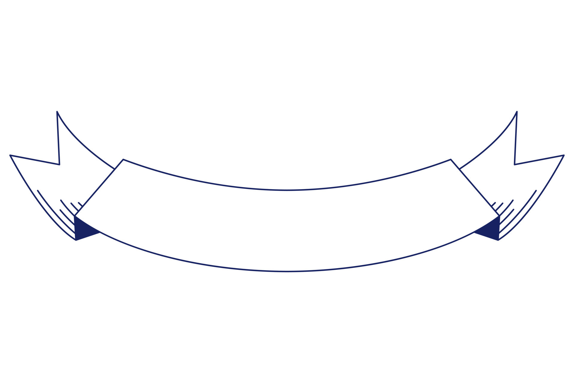 Holiday ribbon,Vector flat line Illustration. 12626719 Vector Art at