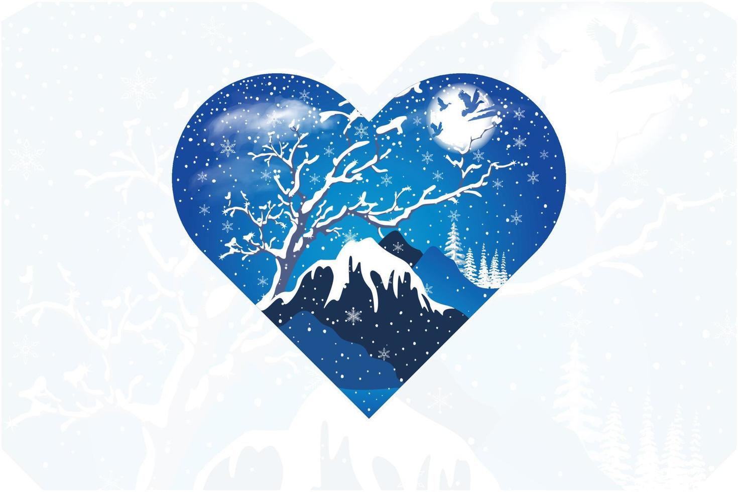 Winter graphic vector t shirt design