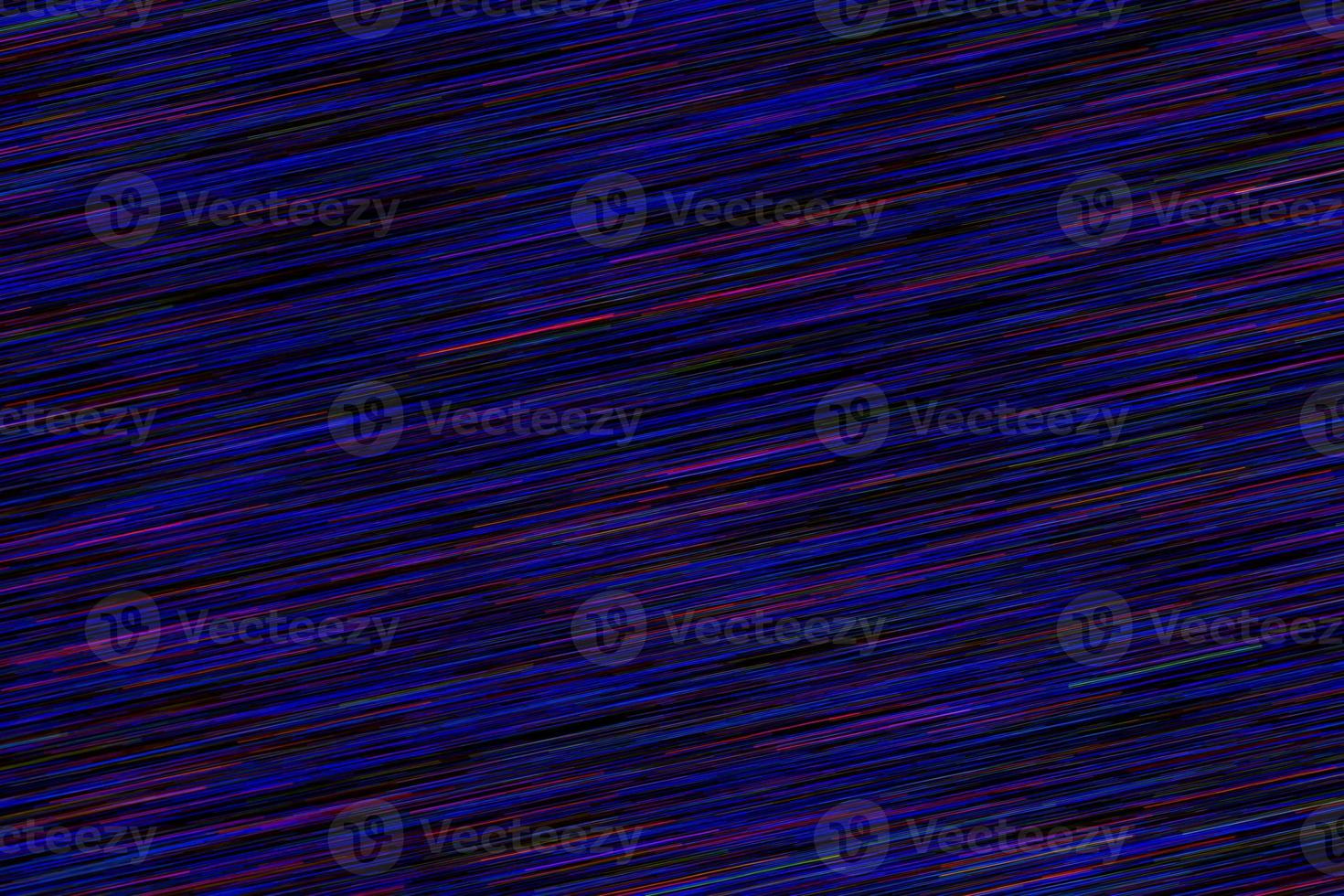 colored horizontal lines on black background made of camera tilt during exposure photo