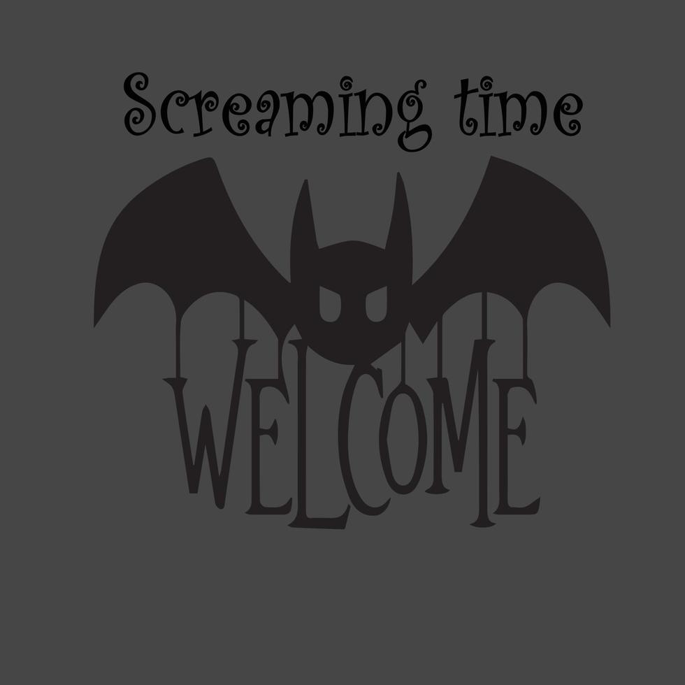 Simple design that can be used in different scenarios for the Halloween season vector