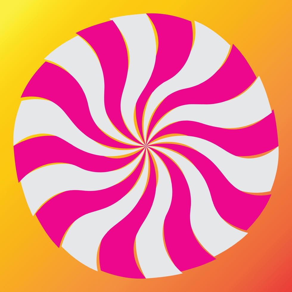 Strawberry Cream swirl logo vector