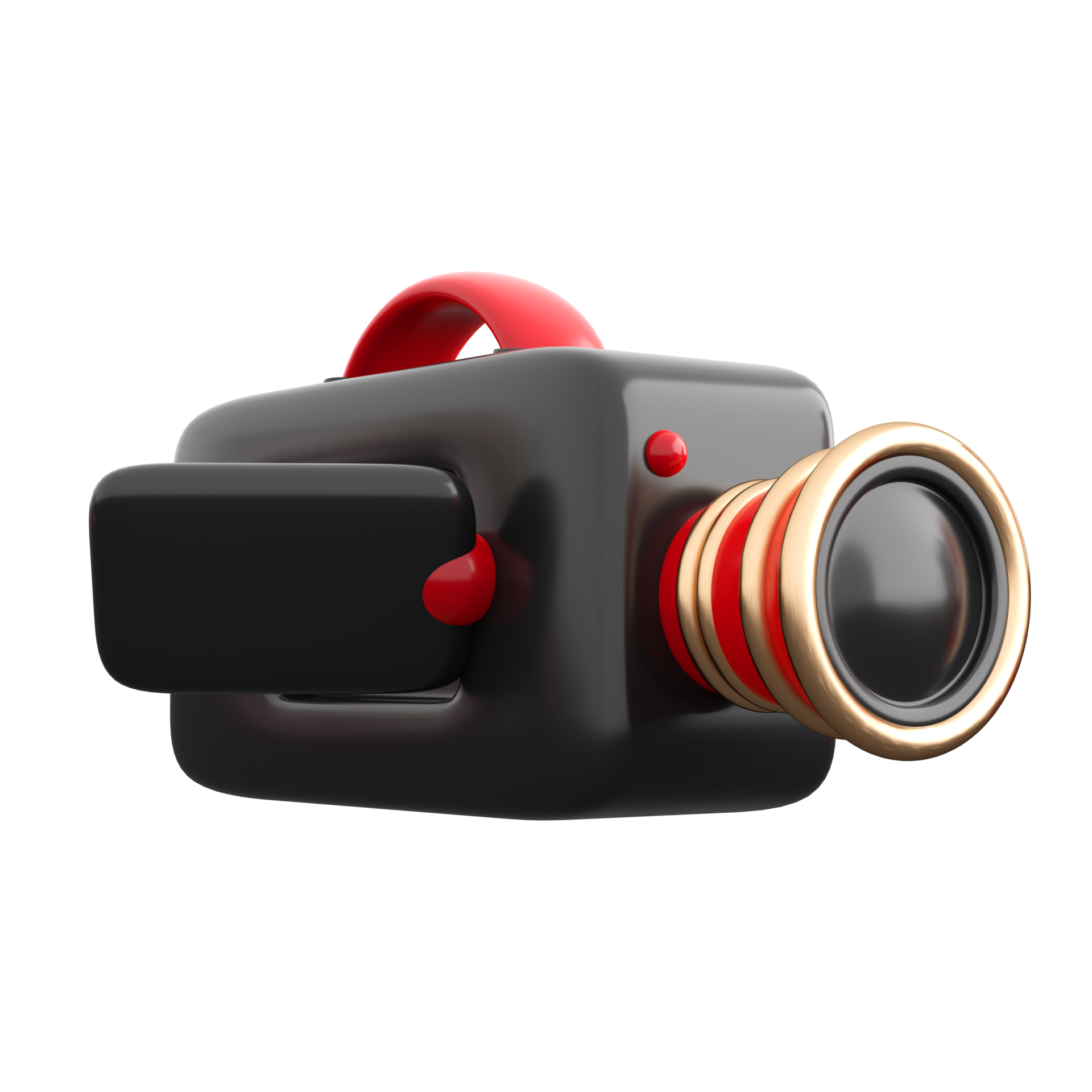 3d movie camera. Cinema, film and television concept. High quality