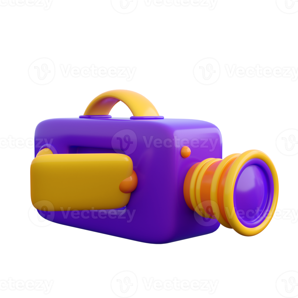 3d movie camera. Cinema, film and television concept. High quality