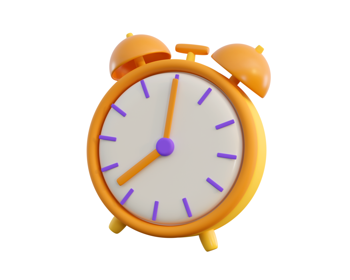 3d alarm klok png