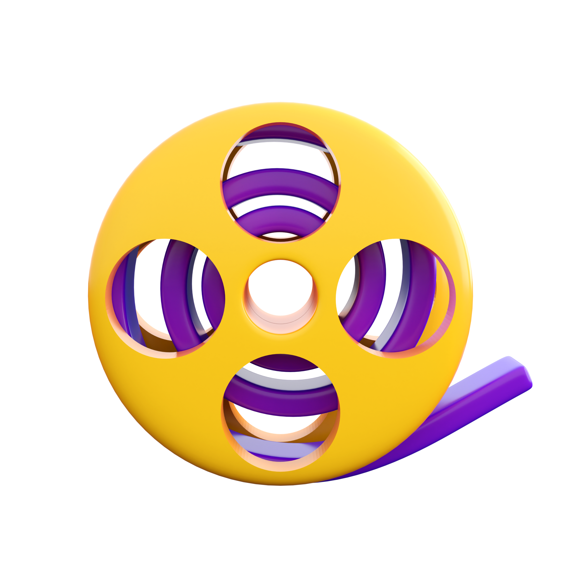 Free 3d film roll. Cinema, movie, entertainment concept in trending cartoon  style. High quality isolated 3d render 12627814 PNG with Transparent  Background