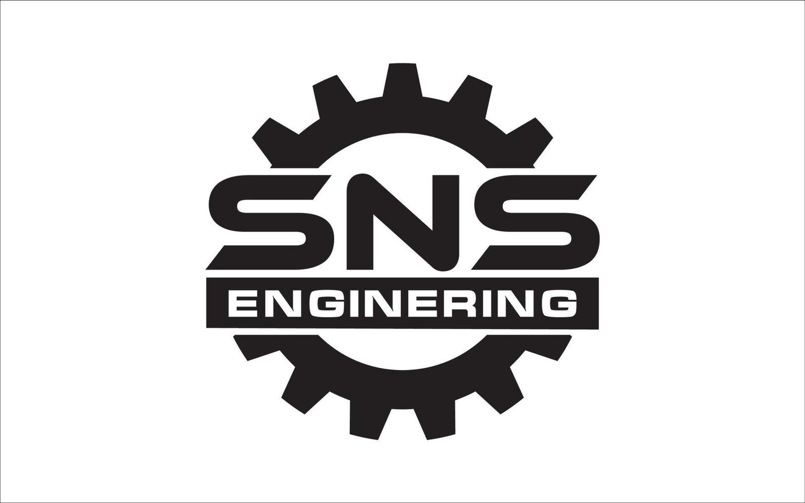 mechanical enginering Perfect logo for automotive company. vector