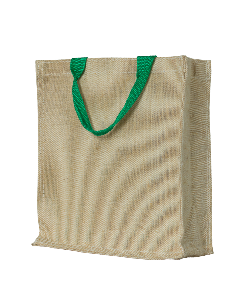 eco fabric bag isolated with clipping path for mockup png