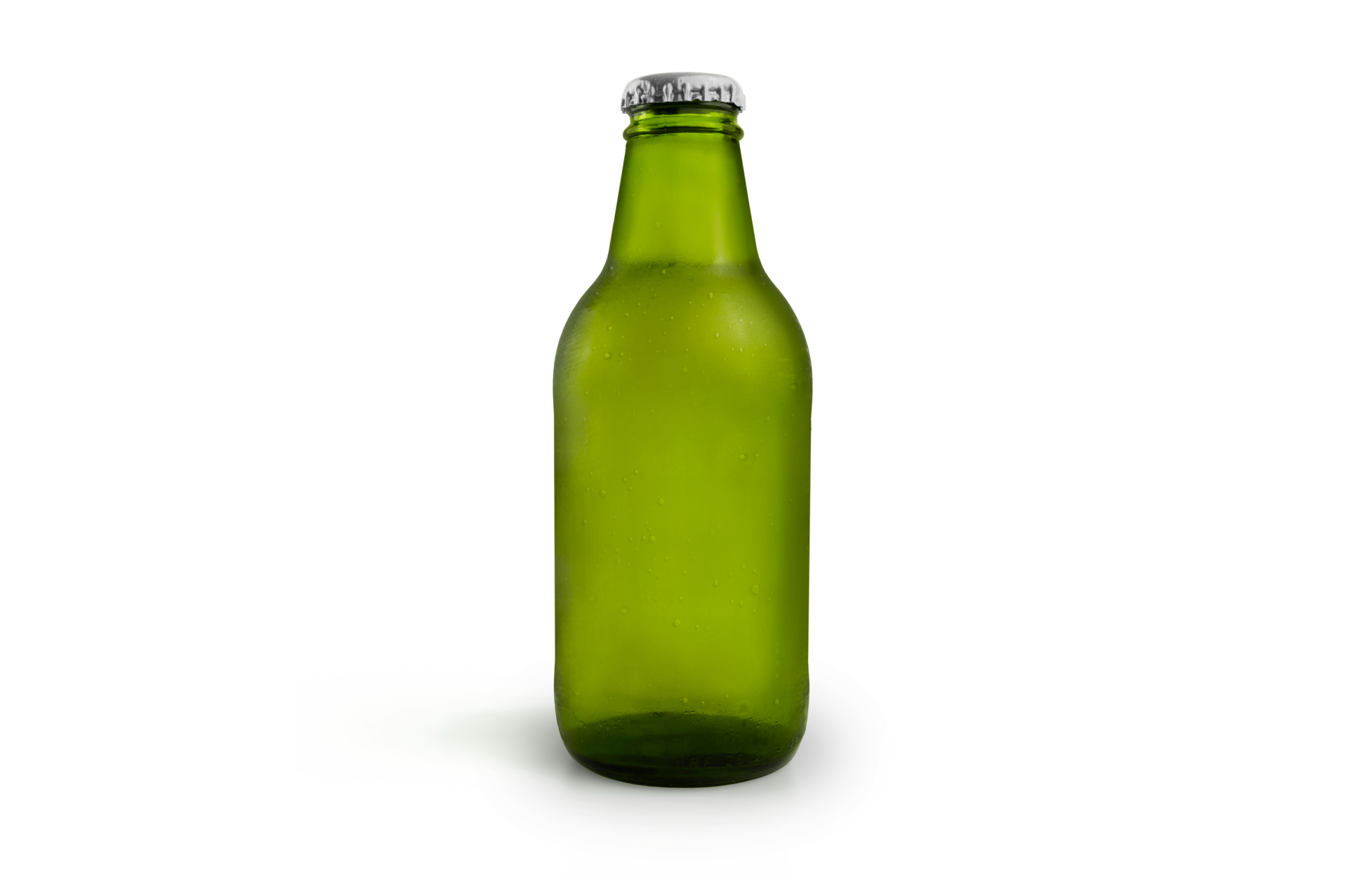 Green Glass Beer Bottle on Transparent Background 12628097 PNG