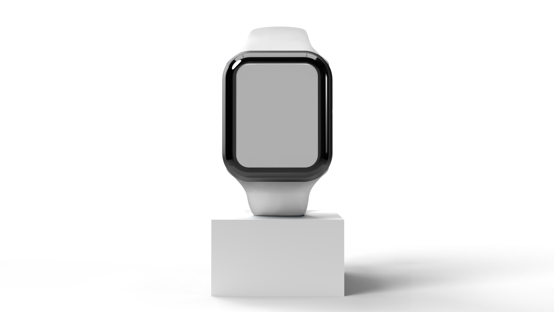 Plain Smartwatch on a Podium on Transparent Background 12628114 PNG