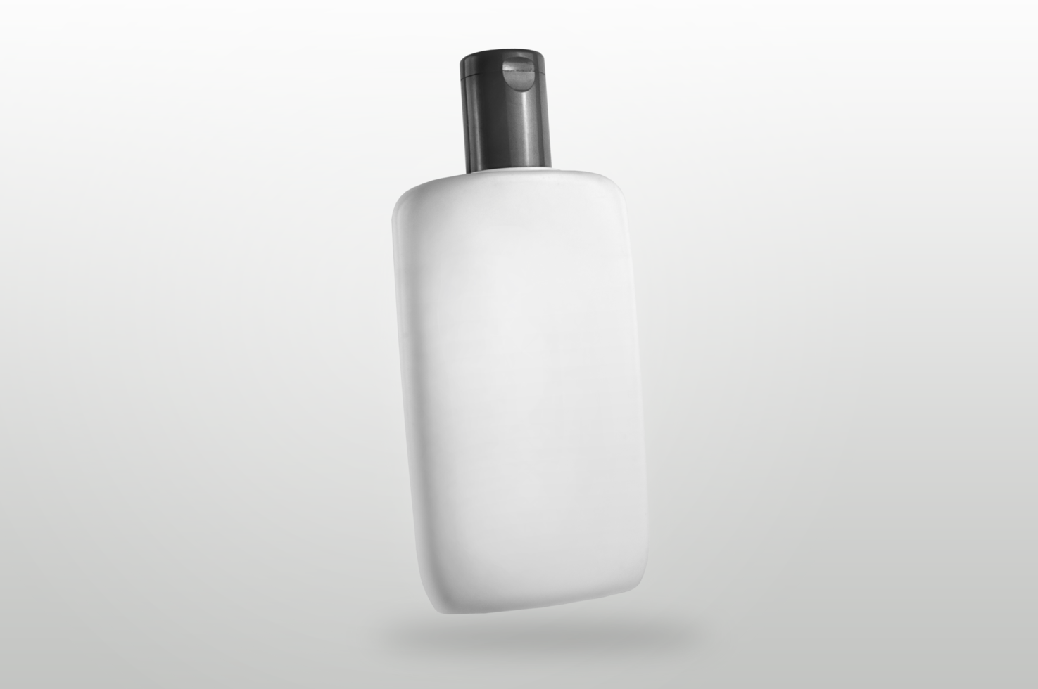 Plain White Bottle on Transparent Background png