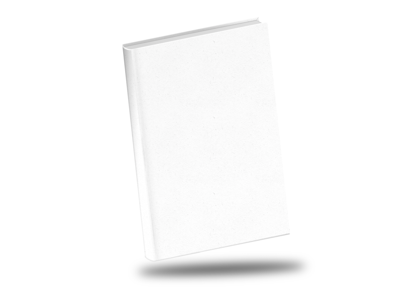 Isolated Floating Plain White Book png