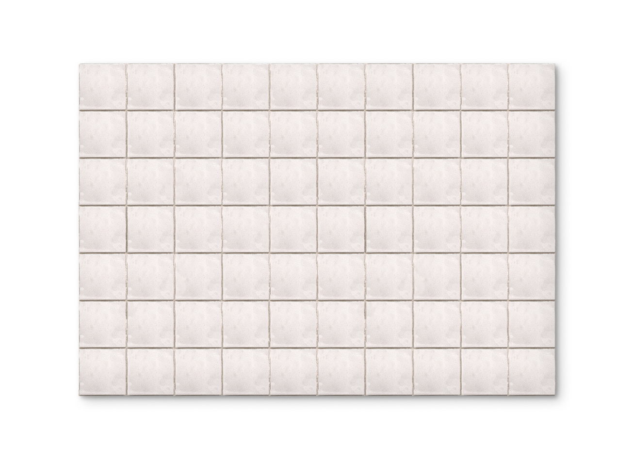 White Tile Composition on Transparent Background png