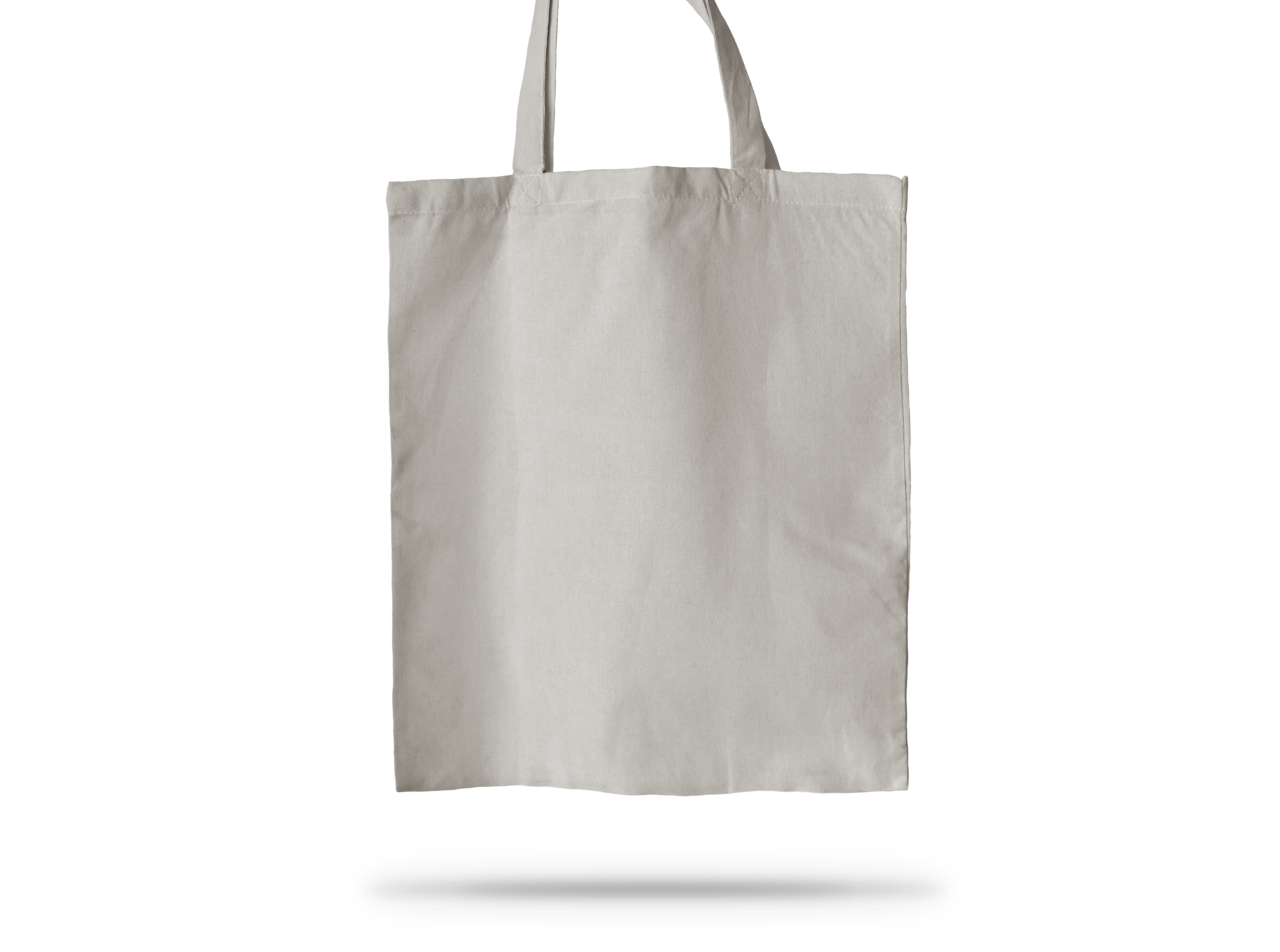 Plain white tote bag hanging on transparent background 12628180 png