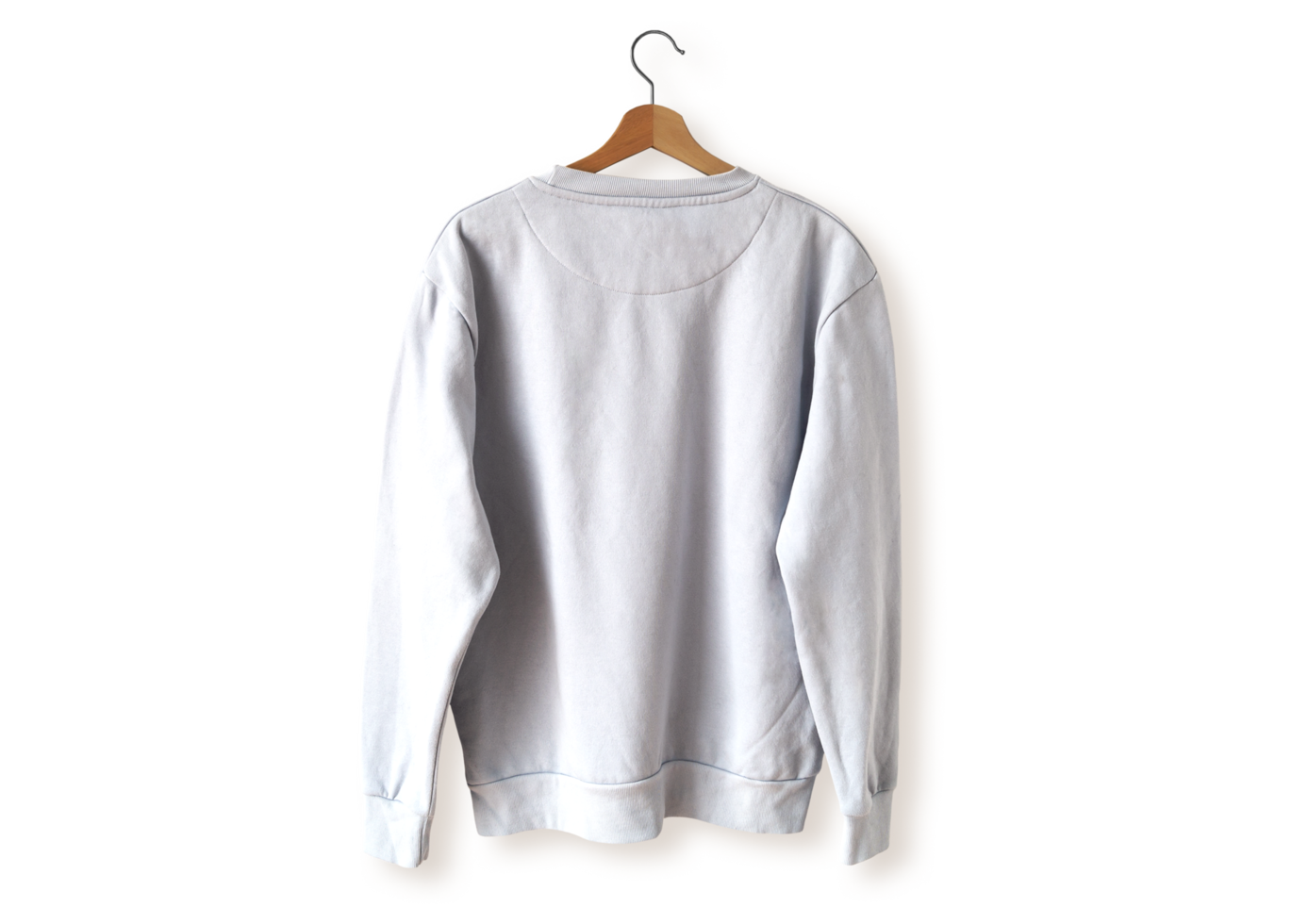 White Back Sweater on Transparent Background png