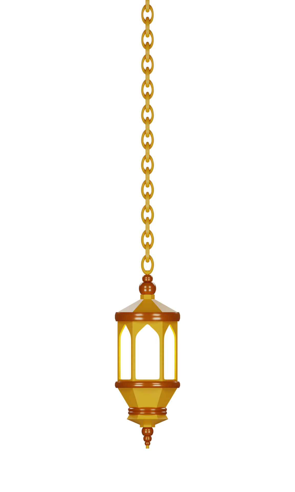3d Islamic Lantern Illustration 12628554 Png
