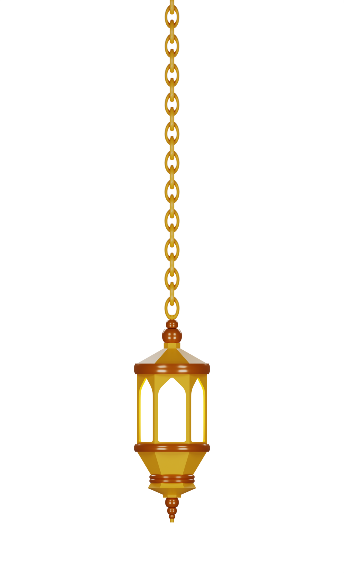 3d Islamic Lantern Illustration 12628554 Png