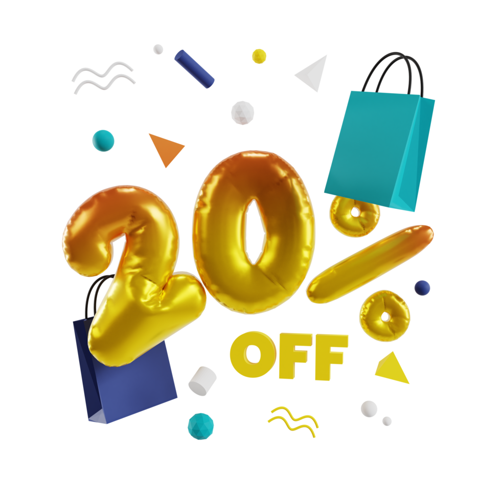 3d discount illustration png