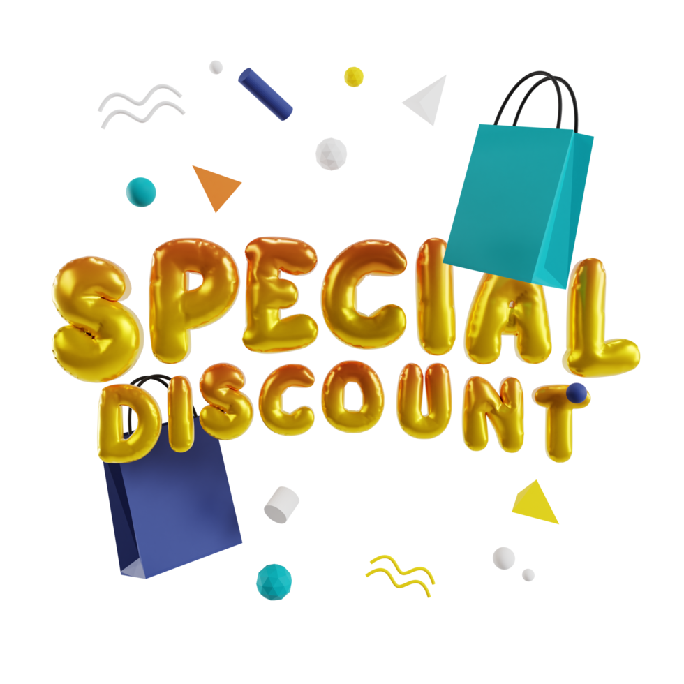 3d discount illustration png