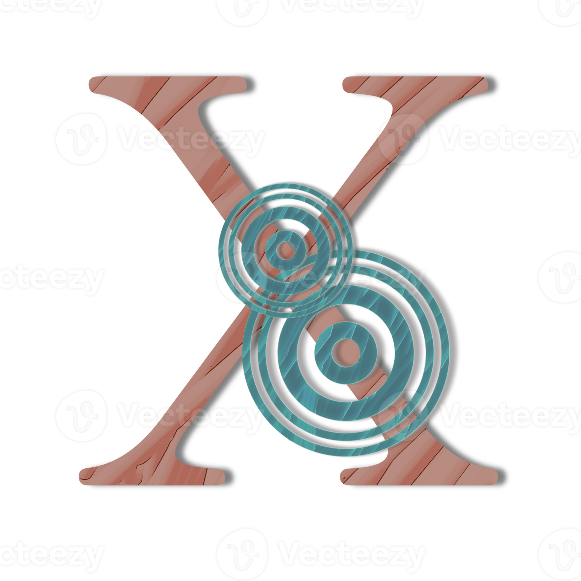 Letter X on a transparent background 12628824 PNG