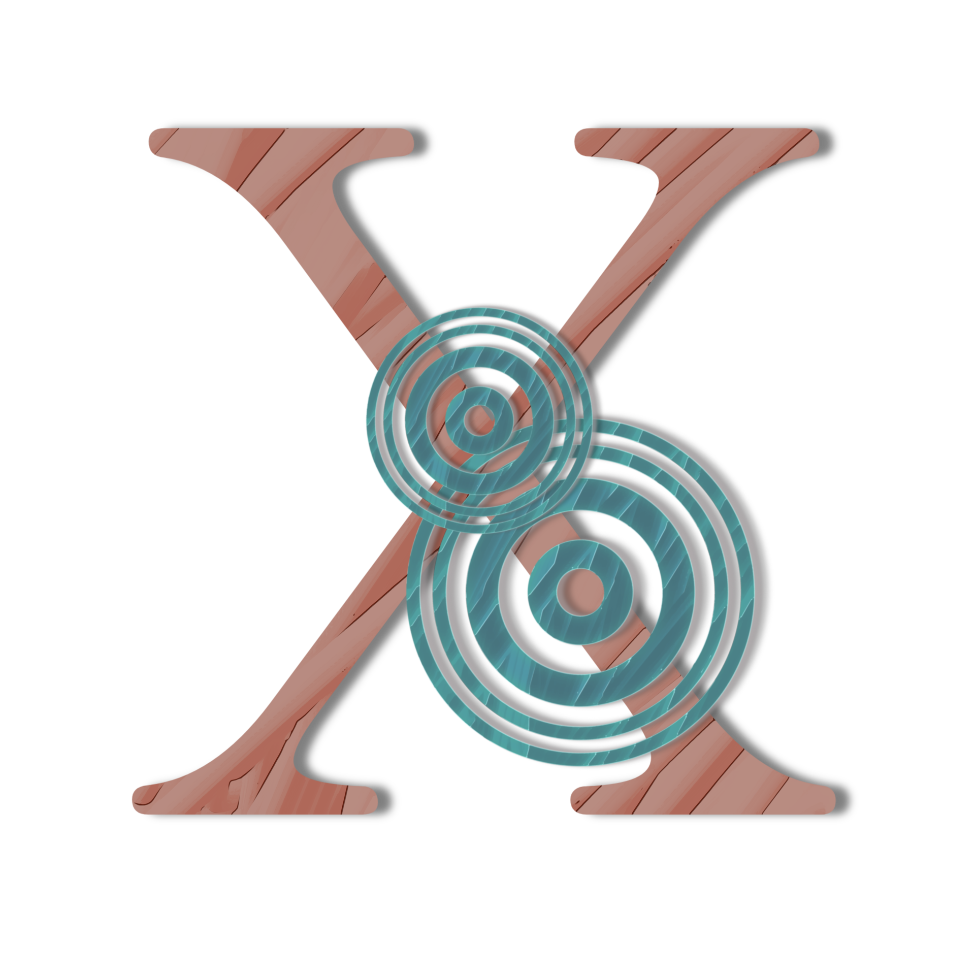 Letter X on a transparent background 12628824 PNG