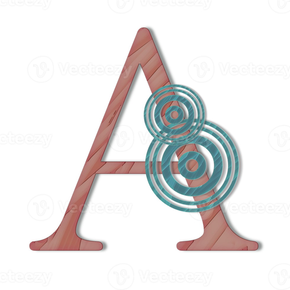 Letter A on a transporent background png