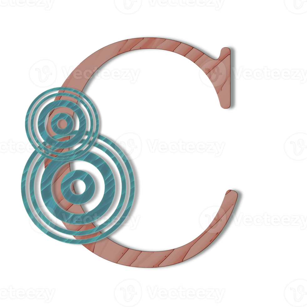 Letter C on a trancporent background png