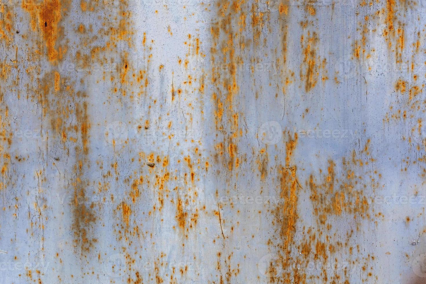 rusted flat solid sheet metal surface background and texture with leftovers  of white and light blue paint 12629070 Stock Photo at Vecteezy