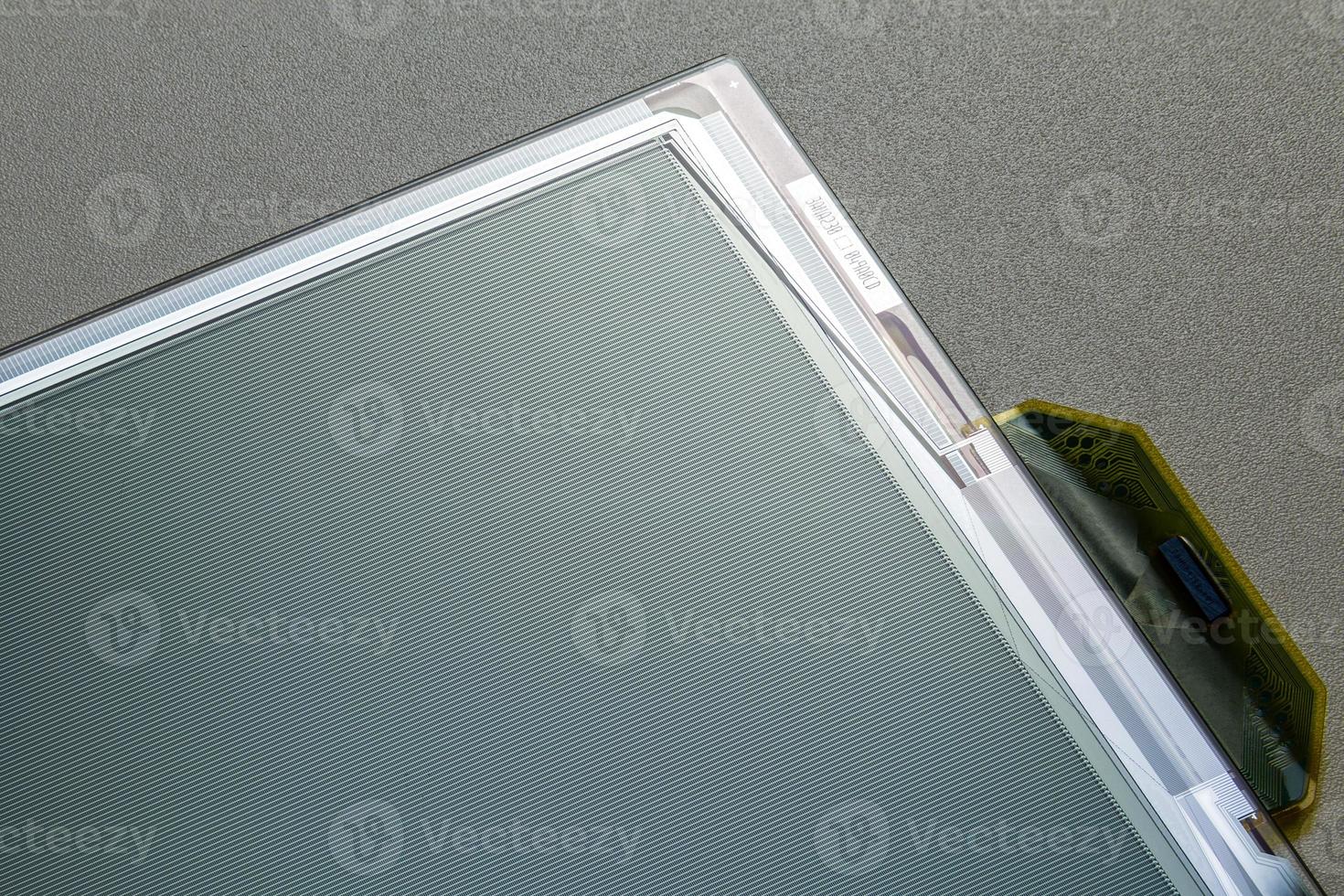 separated TN-technology color lcd screen part with polarizer film photo