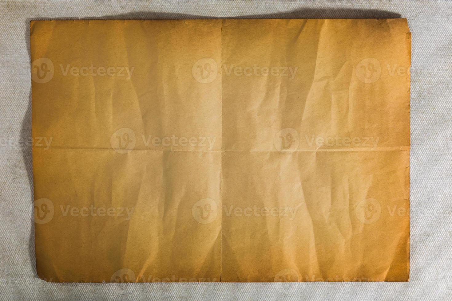 single old folded flat sheet of paper 12629080 Stock Photo at Vecteezy