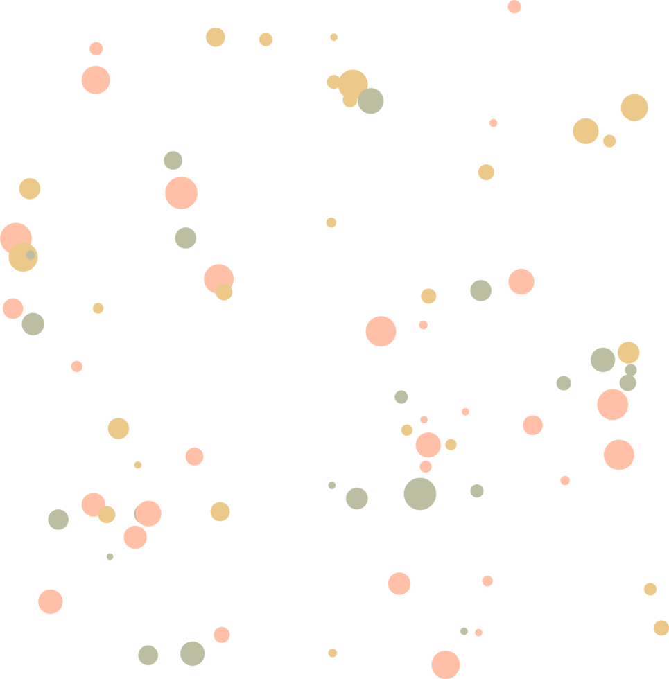 Abstract speckles Dots Shapes element png