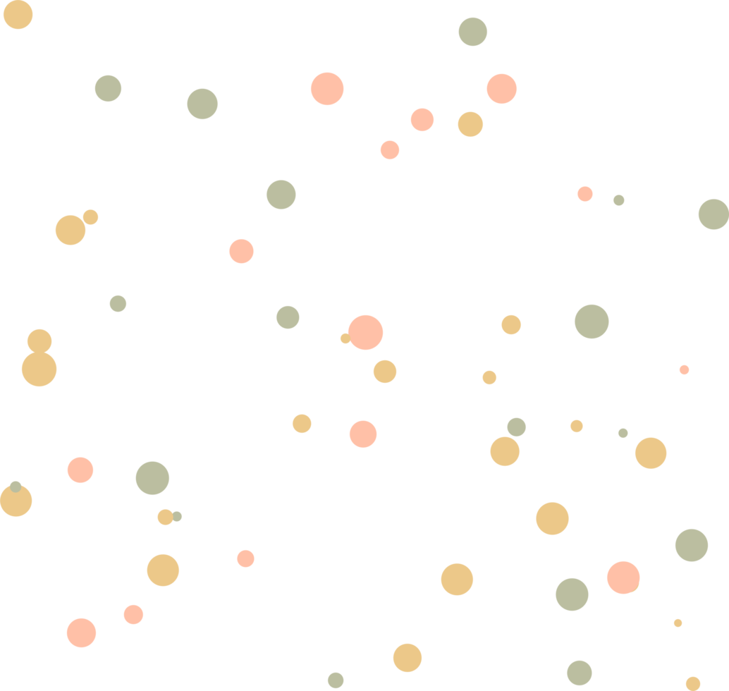 Abstract speckles Dots Shapes element png