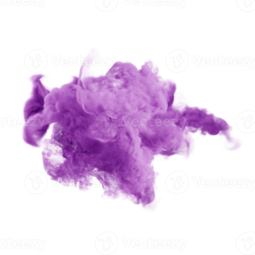 effet de fumée violet réaliste png