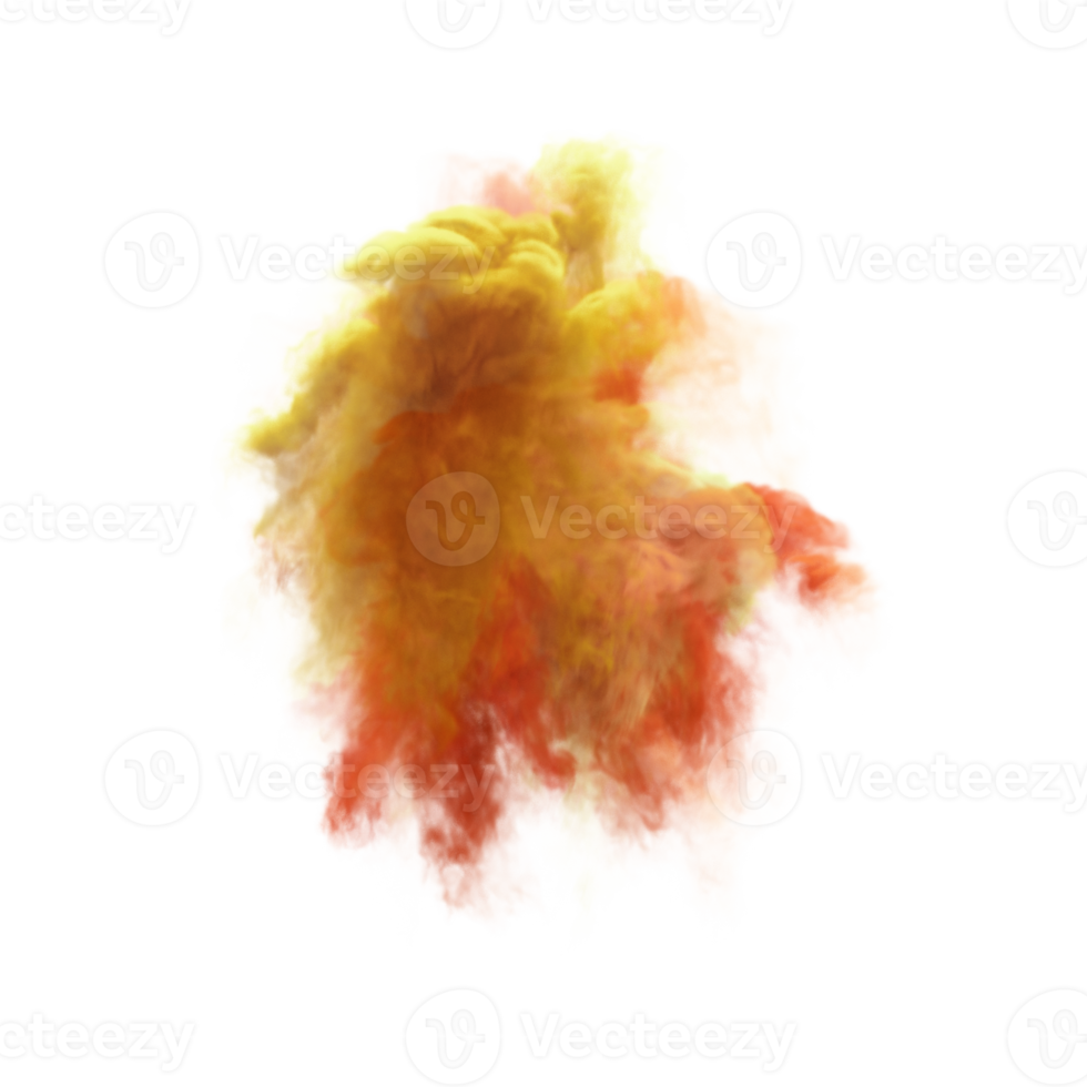 realistic red smoke effect png