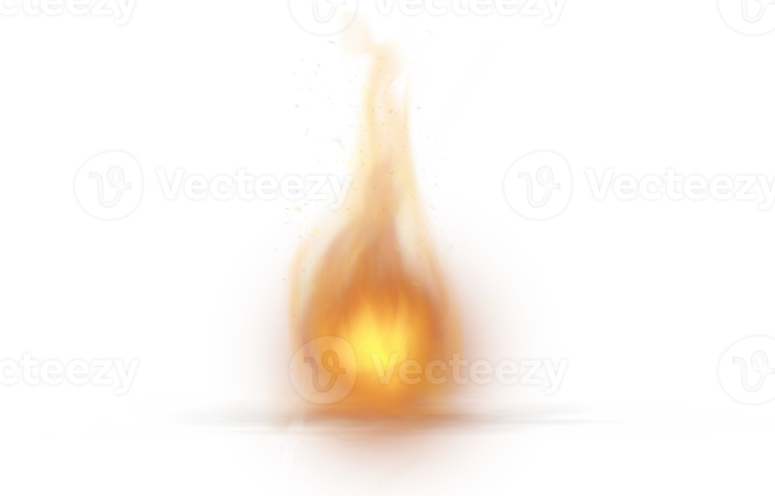 efecto de gota de bola de fuego png