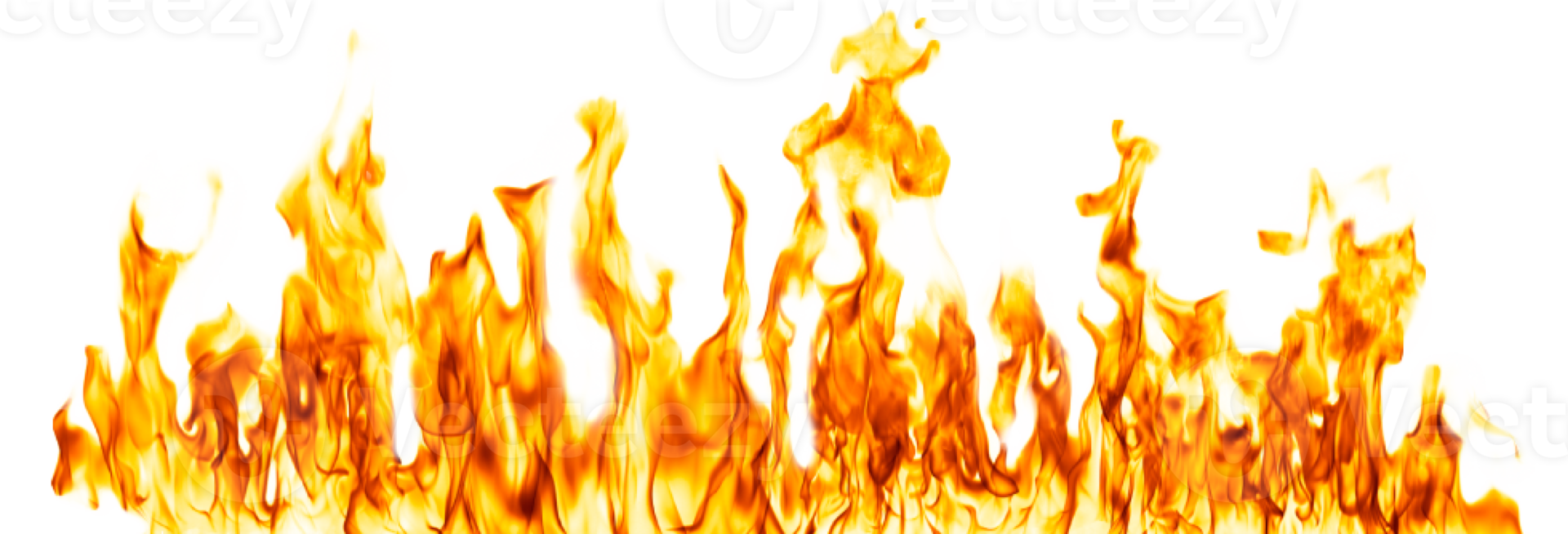 flache Feuerflammen png