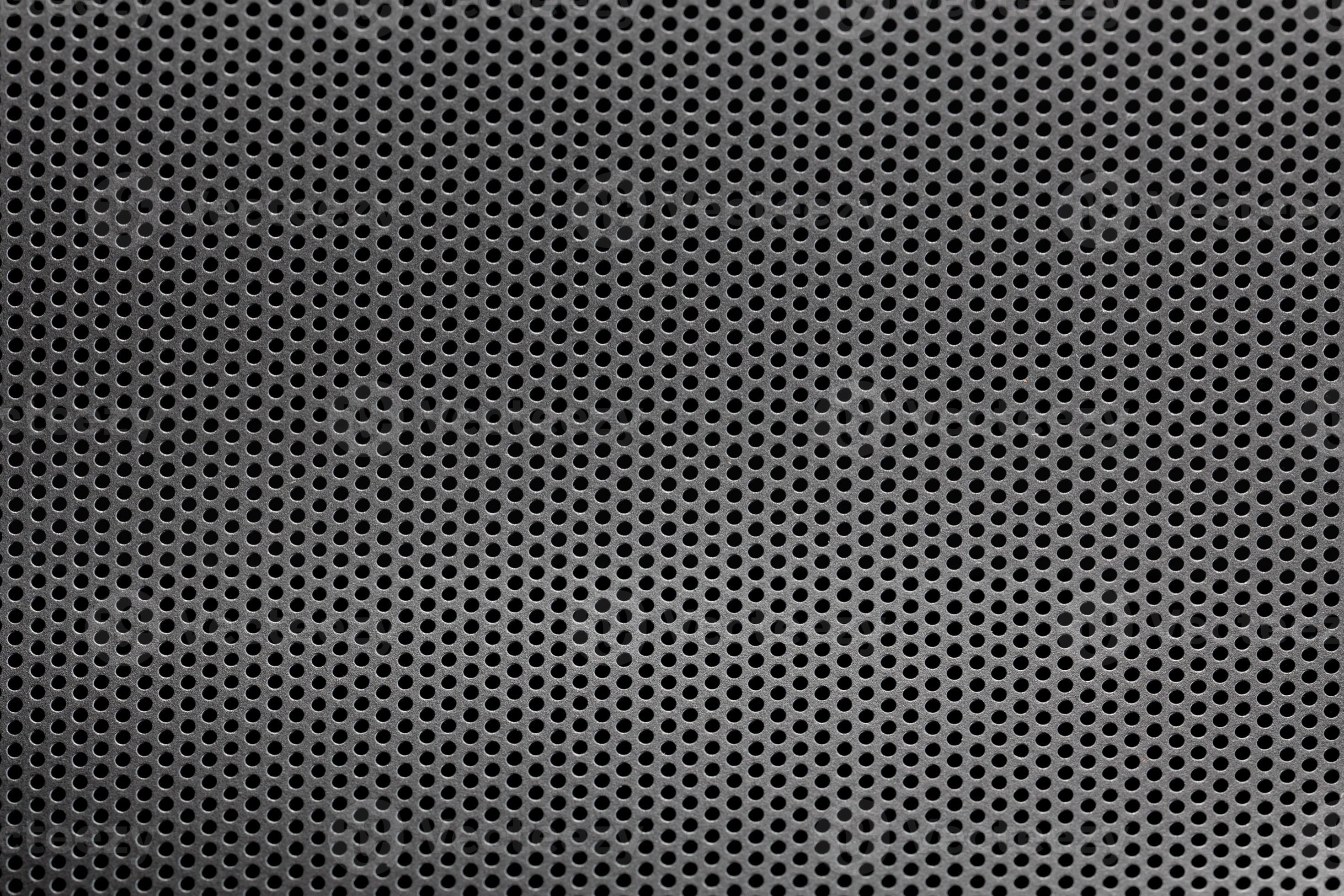 Black mesh screen background and texture with selective focus 12629377