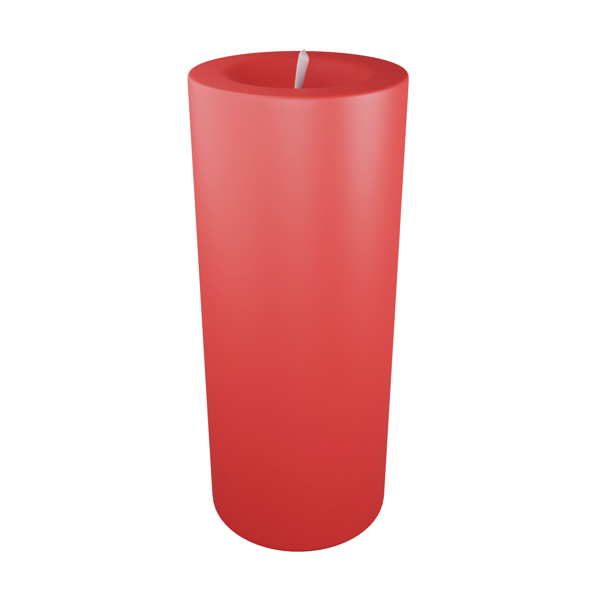 vela vermelha de renderização 3D isolada em fundo transparente 12629472 PNG