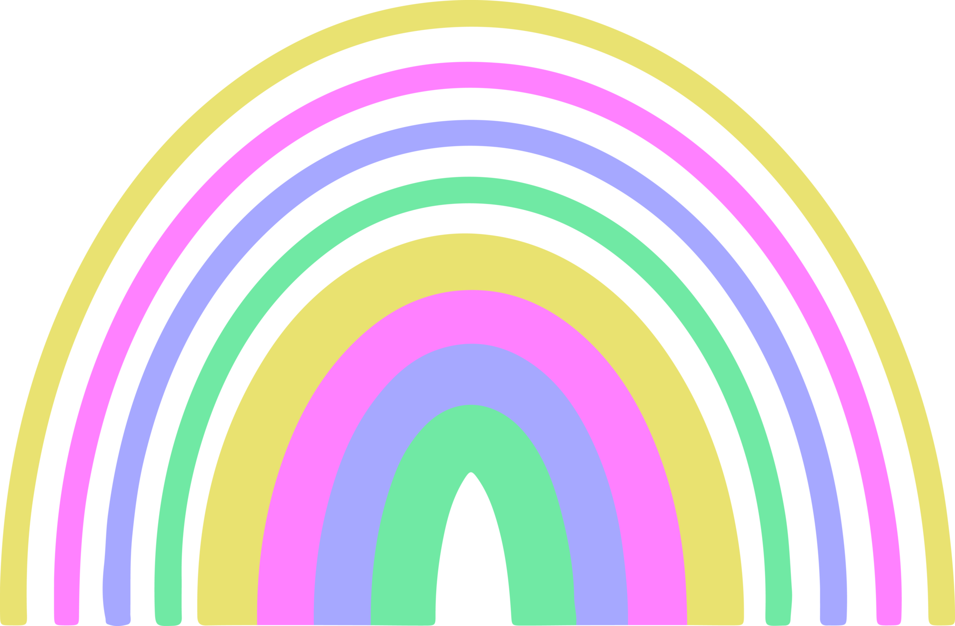 Rainbow pastel color 12629594 PNG