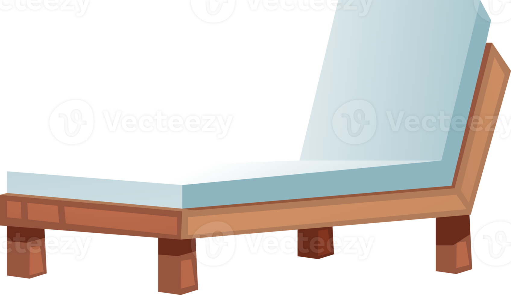 the wooden lounger png