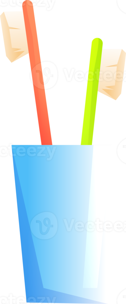 glass for toothbrushes png