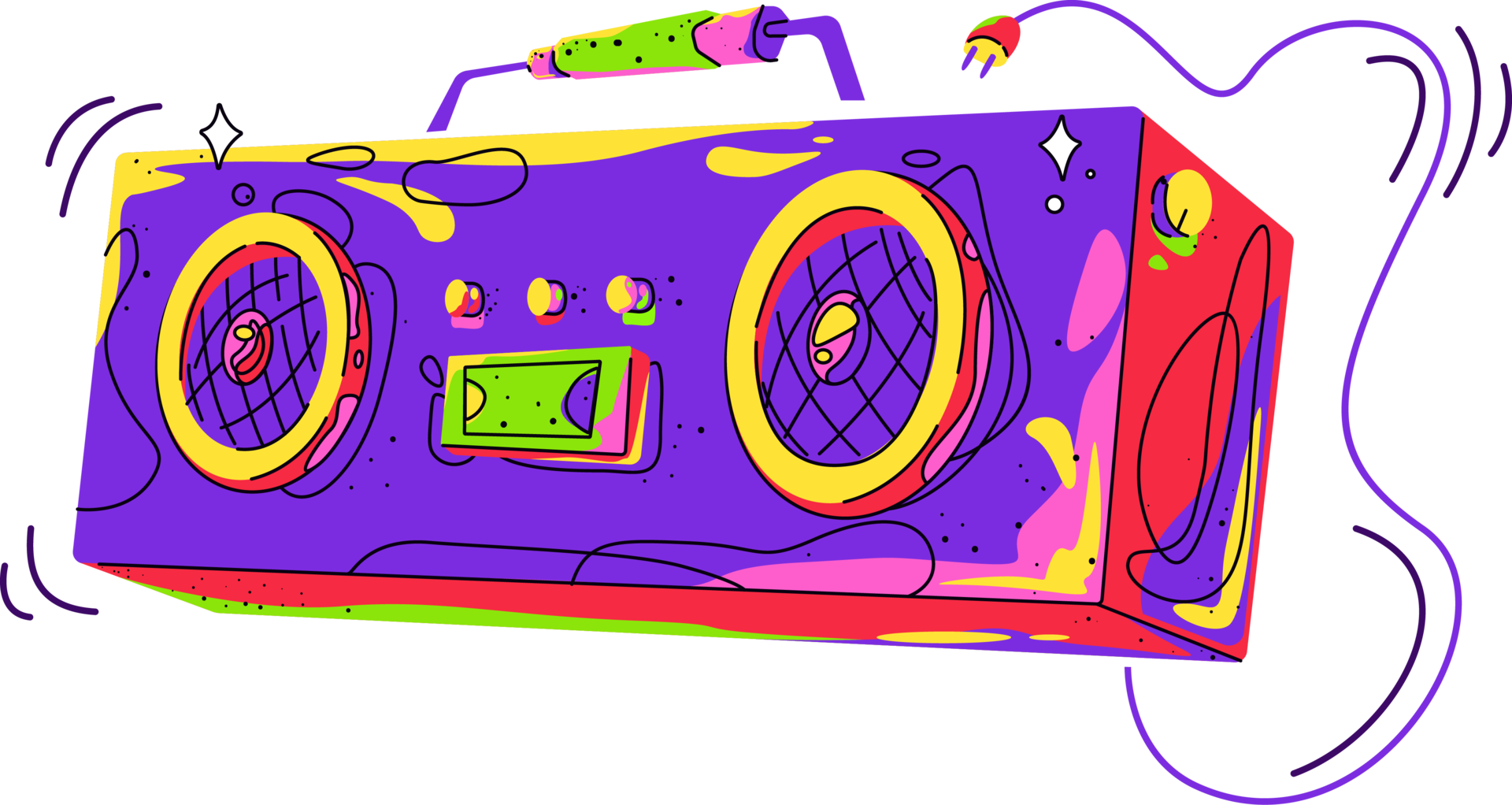 Boombox record player 12629849 PNG