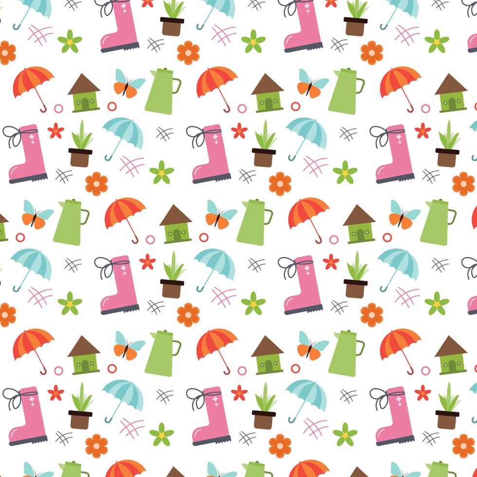 Seamless Fabric Pattern design vector